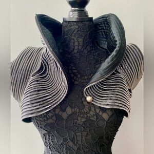 SoHung NYC Zipper Architectural Shrug.